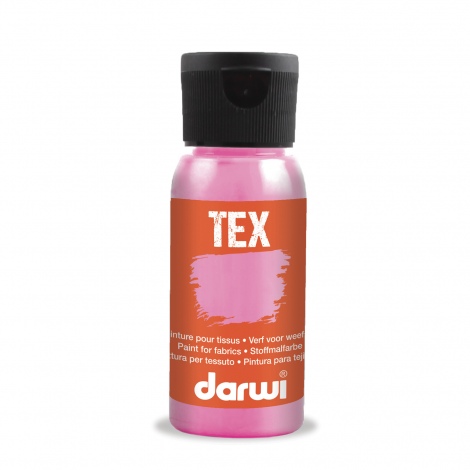 Barva na textil Darwi Tex 50ml – 495 Pearlescent Pink