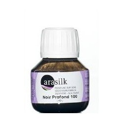 Barva na hedvábí Dupont Arasilk 50ml – 100 Black