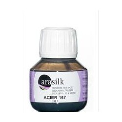 Barva na hedvábí Dupont Arasilk 50ml – 167 Steel Grey