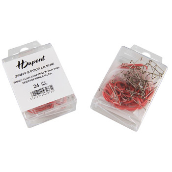Háček na hedvábí Dupont 24ks