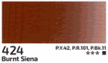 Akrylová barva Rosa 200ml – 424 burnt siena