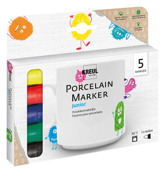 Sada markerů na porcelán Kreul 5ks