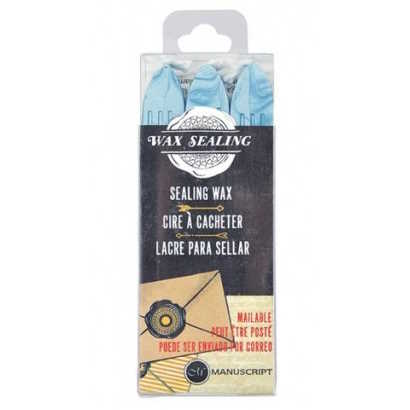 Sada pečetních vosků Manuscript 3ks – modré
