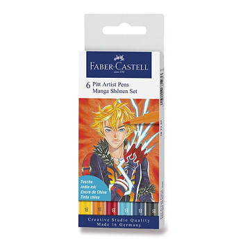 Sada popisovačů Faber-Castell 6ks Shonen