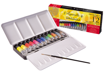 Sada akvarelových barev Sennelier 12x10ml základní odstíny