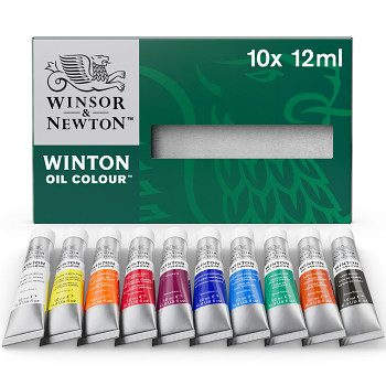 Sada olejových barev Winton 10x12ml