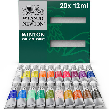 Sada olejových barev Winton 20x12ml