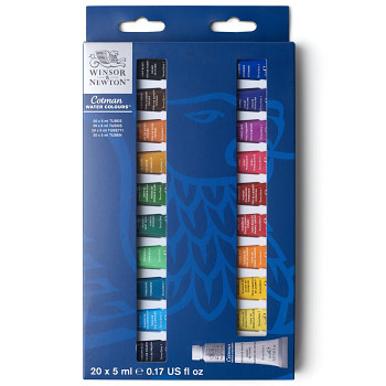 Sada akvarelových barev Cotman 20x5ml Beginners