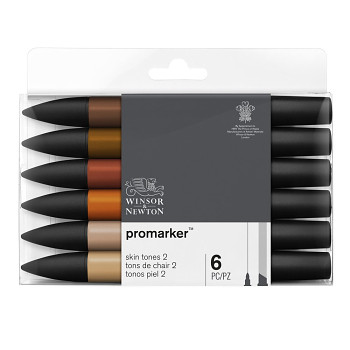 Sada popisovačů WN Promarker 6ks Skin Tones 2