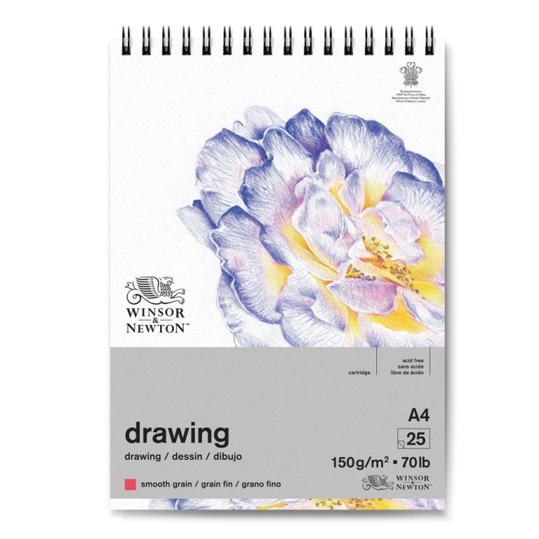 Skicovací blok W&N Drawing pad smooth A4 150g