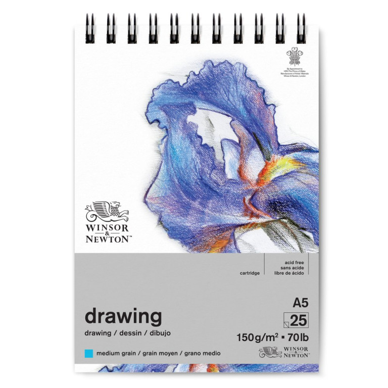 Skicovací blok W&N Drawing pad medium A5 150g