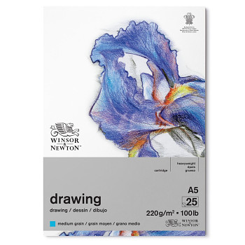 Skicovací blok W&N Drawing pad medium A5 220g