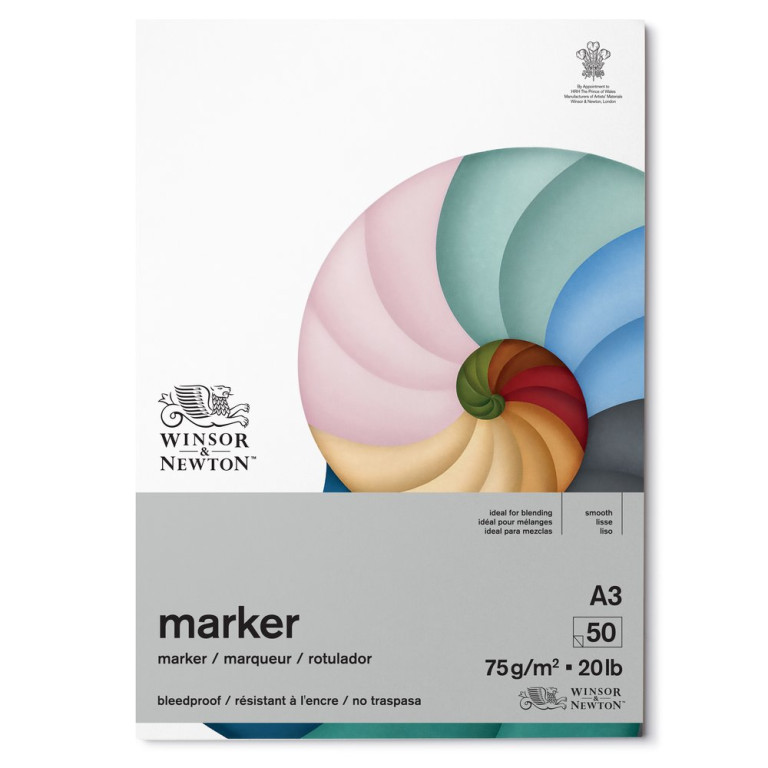 Blok pro markery W&N Bleedproof Pad A3 75g
