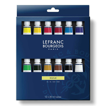 Sada olejových barev Lefranc Fine oil 12x20ml