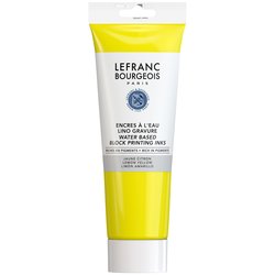 Linorytová barva Lefranc Education 250ml – 217 Lemon Yellow