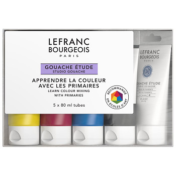 Sada školních kvašových barev Lefranc 5x80ml