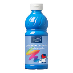 Temperová barva Lefranc Redimix 500ml – 020 Fluo Blue