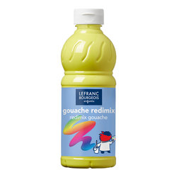 Temperová barva Lefranc Redimix 500ml – 281 Lemon Yellow