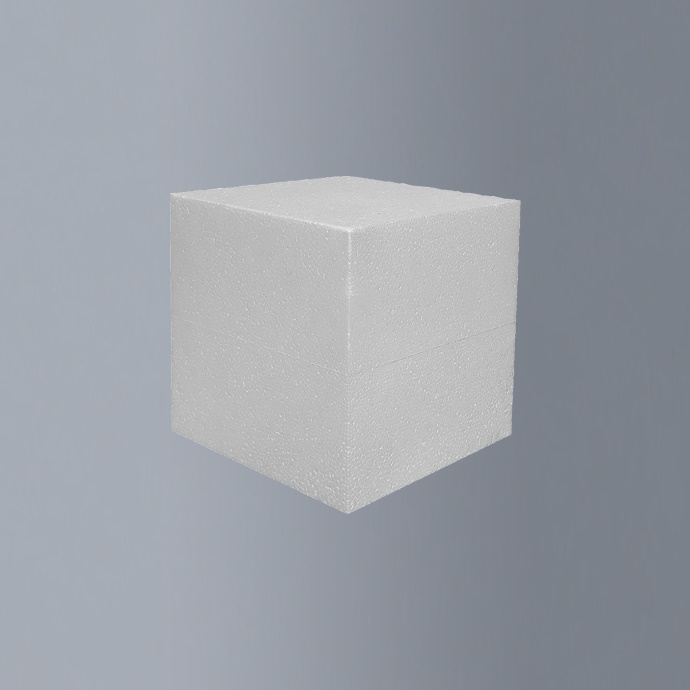 Polystyrenová kostka 7x7x7cm