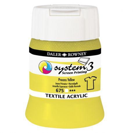 Sítotisková barva na textil System3 – 675 Process Yellow