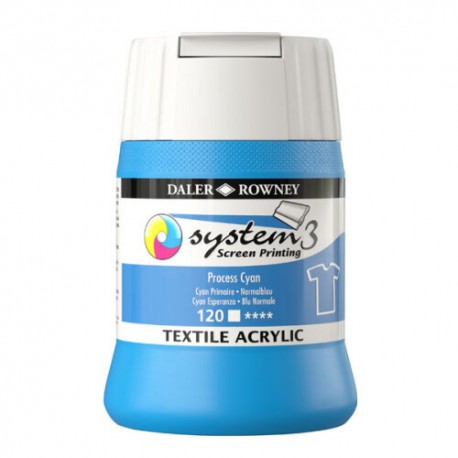 Sítotisková barva na textil System3 – 120 Process Cyan