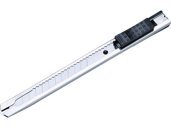 Řezák celokovový nerez 9mm AUTO-LOCK