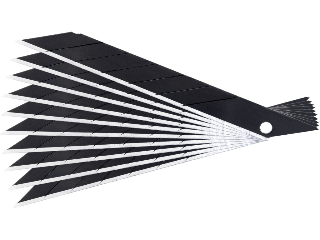 Břity ulamovací do nože 9mm, 10ks extra tvrdé