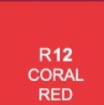 Touch twin marker – R12 Coral red