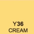 Touch twin marker – Y36 Cream
