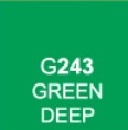 Touch twin marker – G243 Green deep