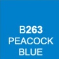 Touch twin marker brush – B263 Peacock blue