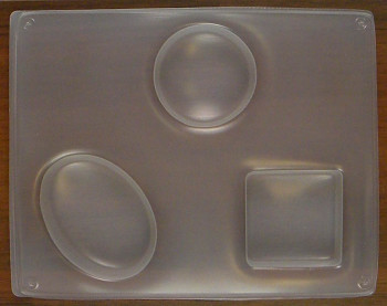 Forma  na mýdlo - ovál,kruh,čtverec