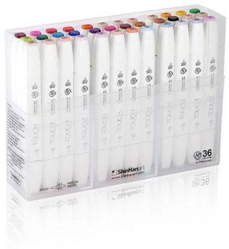 TOUCH Twin Brush Marker 36ks, základní