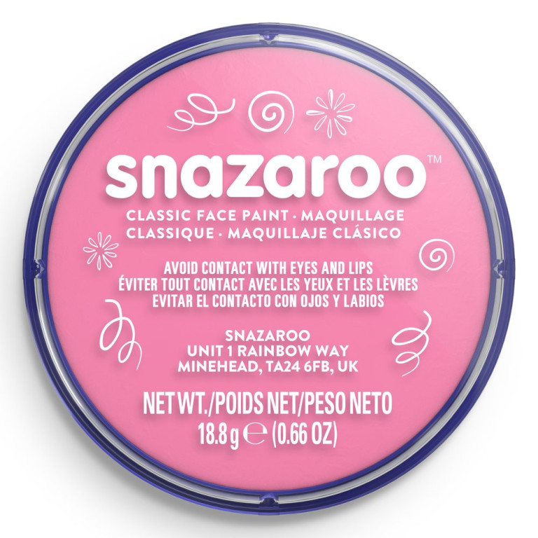 Barva na obličej Snazaroo 18ml – Pale Pink