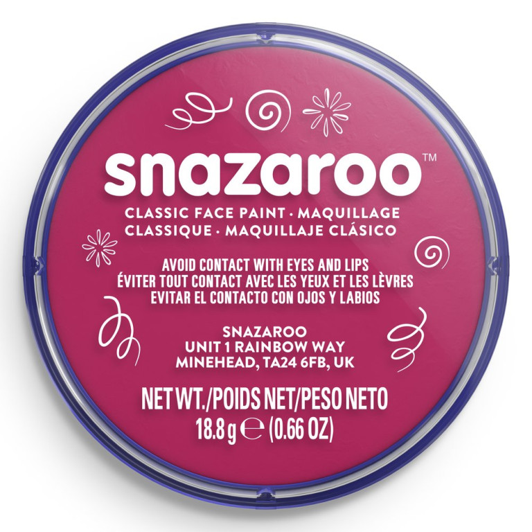 Barva na obličej Snazaroo 18ml – Fuchsia Pink