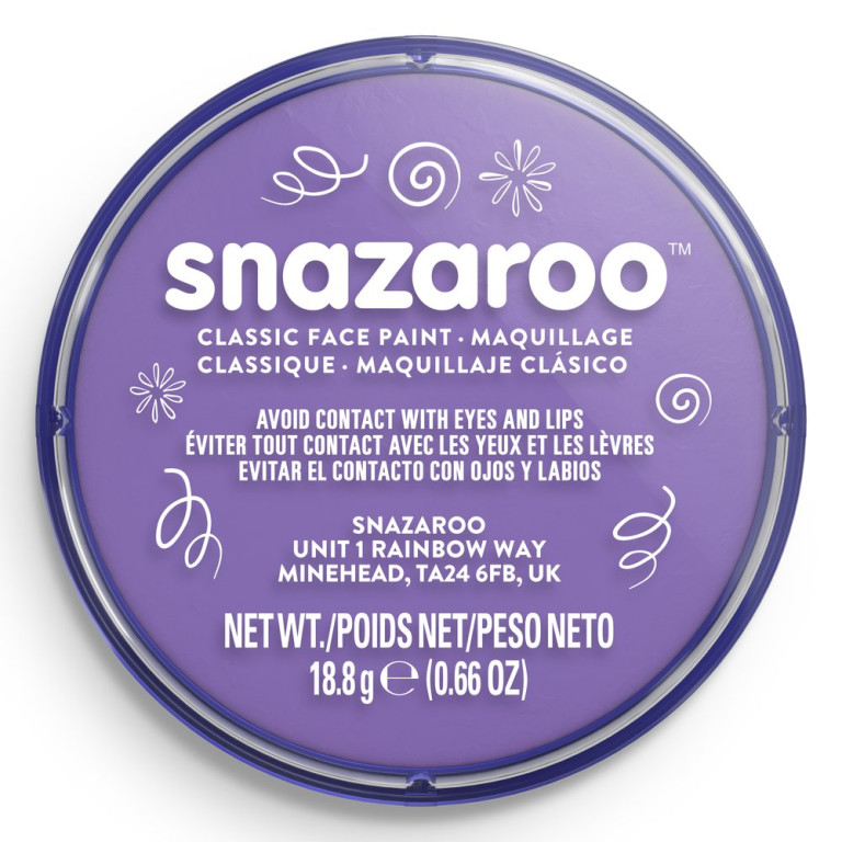 Barva na obličej Snazaroo 18ml – Lilac