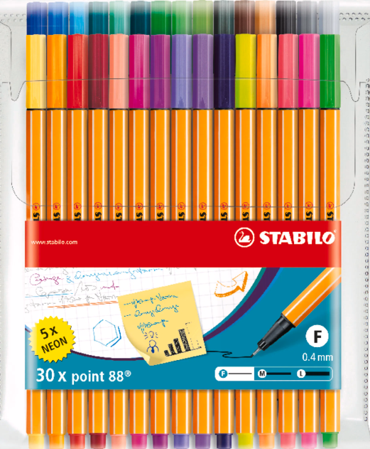 Sada Linerů Stabilo 88 30ks PVC