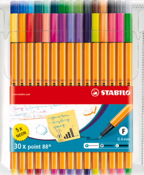 Sada Linerů Stabilo 88 30ks PVC