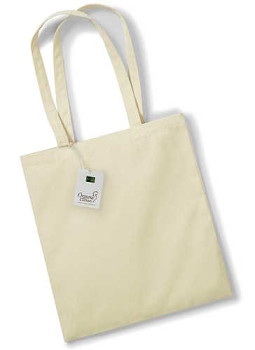 Organická taška EarthAware bavlněná 340g – přírodní / natur