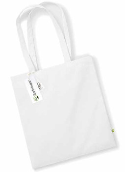 Organická taška EarthAware bavlněná 340g – bílá / white