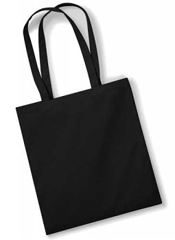 Organická taška EarthAware bavlněná 340g – černá / black