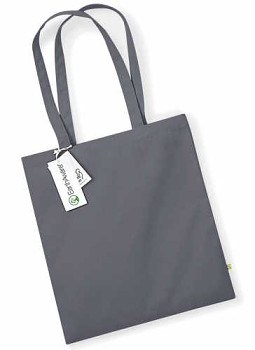 Organická taška EarthAware bavlněná 340g – šedá / graphite