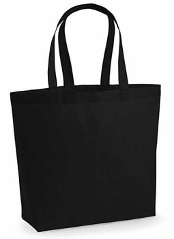 Bavlněná taška se dnem Maxi 200g – černá / black