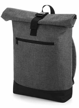Batoh rolovací s kapsou – šedý / grey