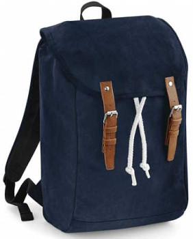 Plátěný batoh Camel bez kapes – tmavě modrý / navy