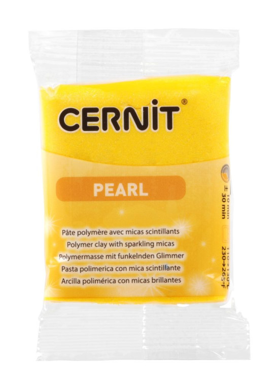 Modelovací hmota Cernit 56g – 700 Pearl Yellow