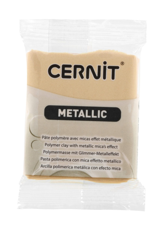 Modelovací hmota Cernit 56g – 045 Metallic Champagne