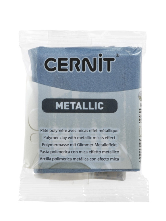 Modelovací hmota Cernit 56g – 167 Metallic Steel