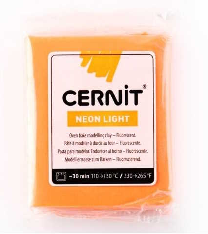 Modelovací hmota Cernit 56g – Neon Light Orange