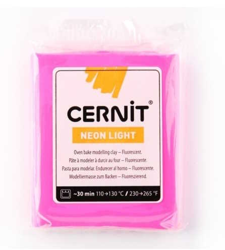Modelovací hmota Cernit 56g – Neon Light Fuchsia